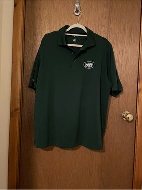Antigua Men’s Polo with Jets Patch